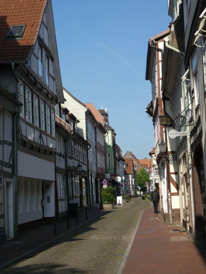 Ferienwohnung Janus Altstadt-Hameln Haus 1 Inklusive Parkplatz Mit Und Ohne Balkon Hamelin Dış mekan fotoğraf